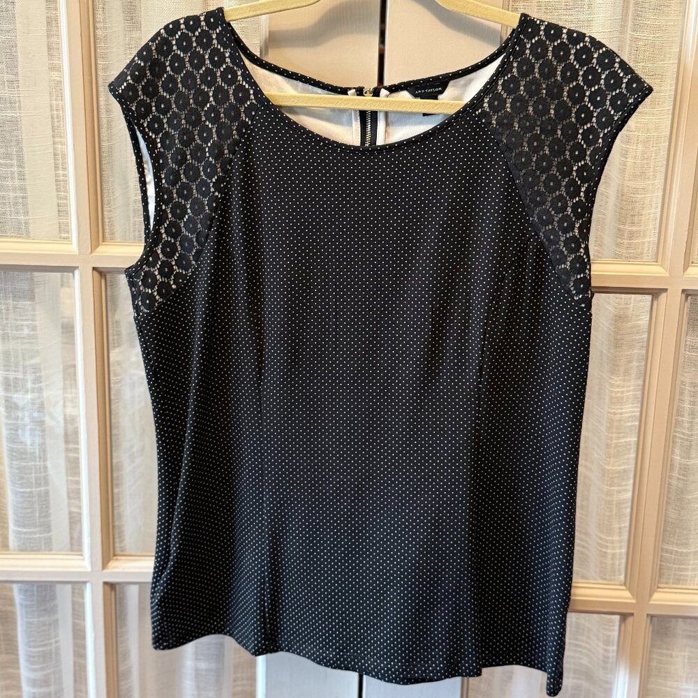Ann Taylor Polka Dot Top